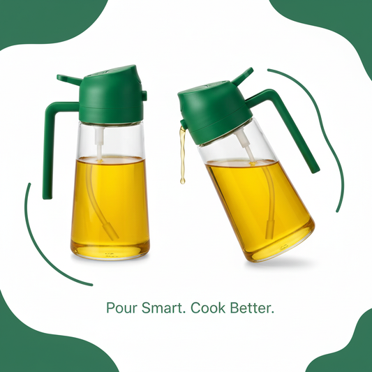Oil Container Bottle – Premium Glass Oil Dispenser