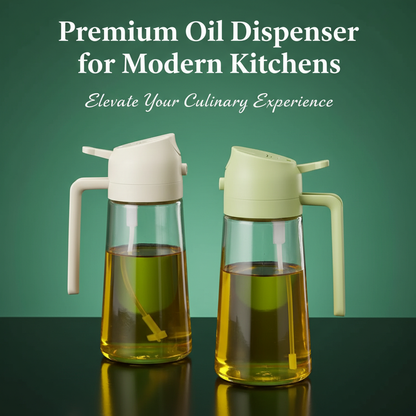 Oil Container Bottle – Premium  Glass Oil Dispenser