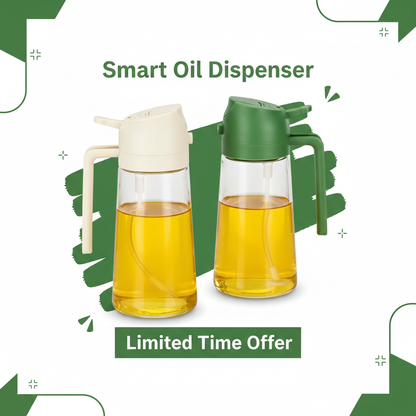 Oil Container Bottle – Premium  Glass Oil Dispenser