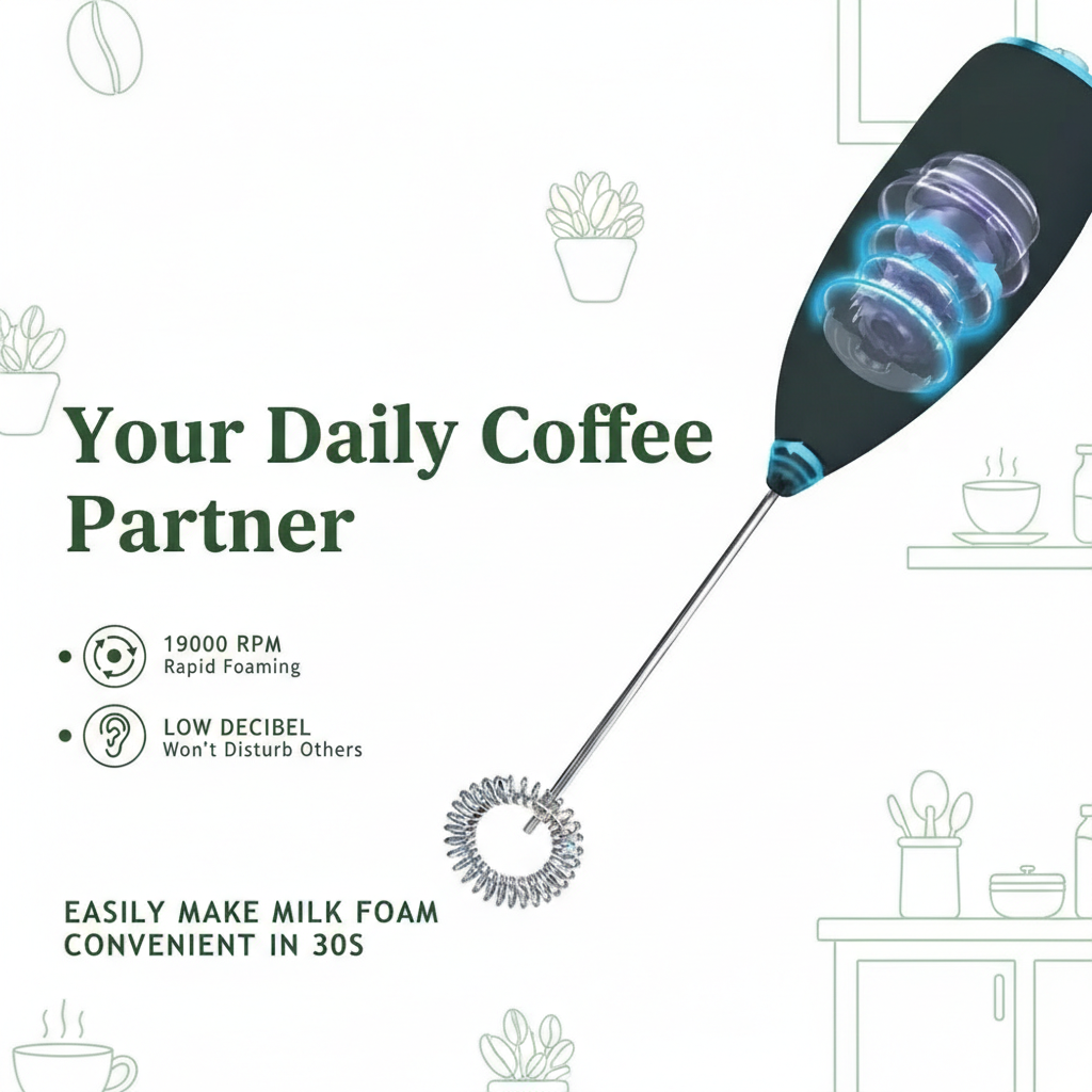 Coffee Beater – Stainless Steel Hand Whisk