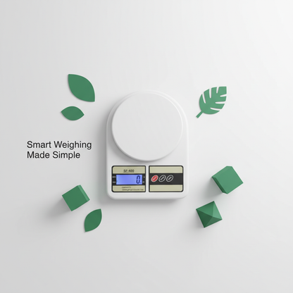 Kitchen Scale – Ergonomic ABS Plastic Food Weighing Scale