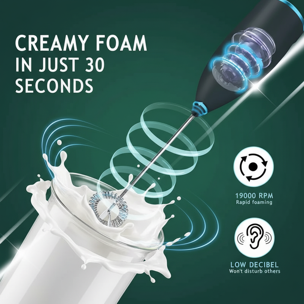 Coffee Beater – Stainless Steel Hand Whisk