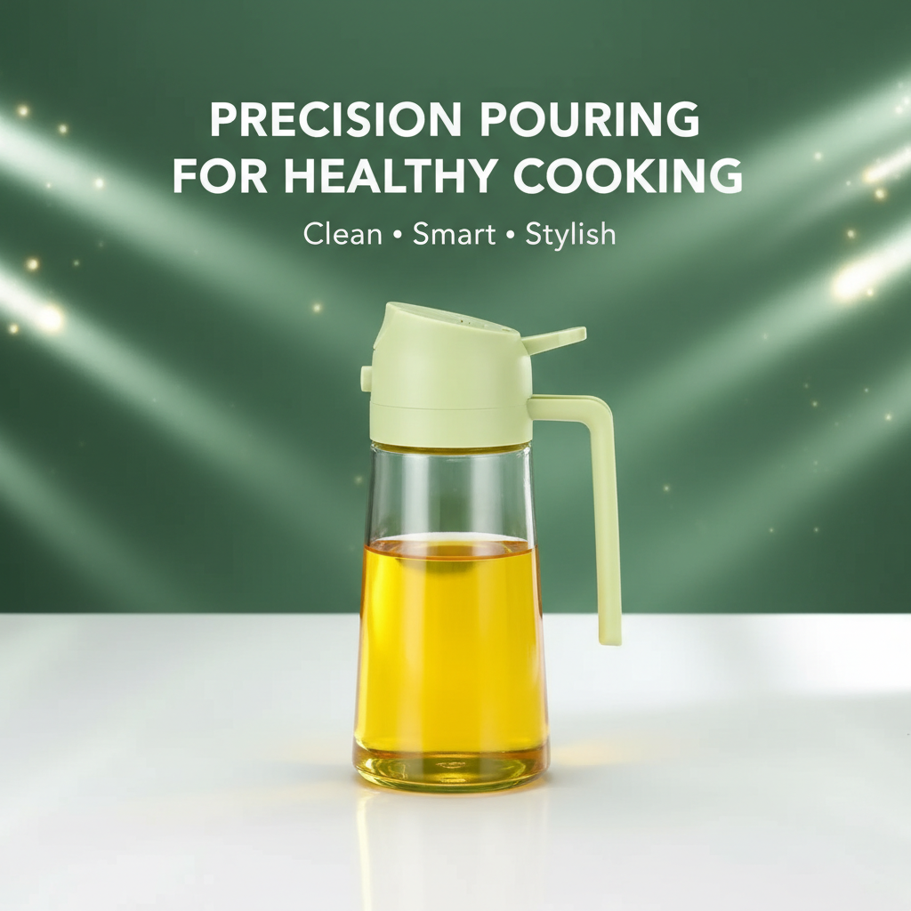 Oil Container Bottle – Premium  Glass Oil Dispenser