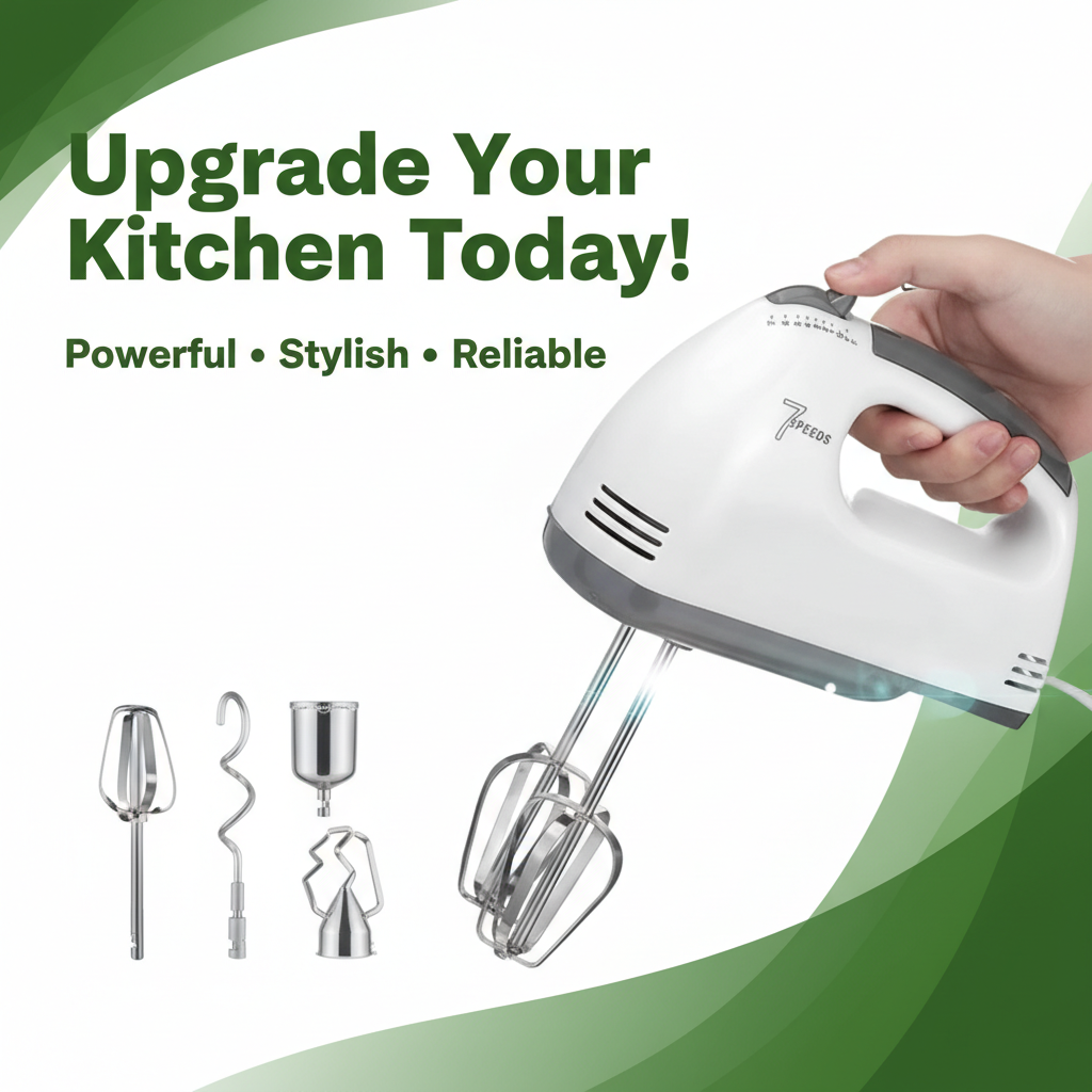 Easy to Clean & Maintain Egg Beater – Multicolor