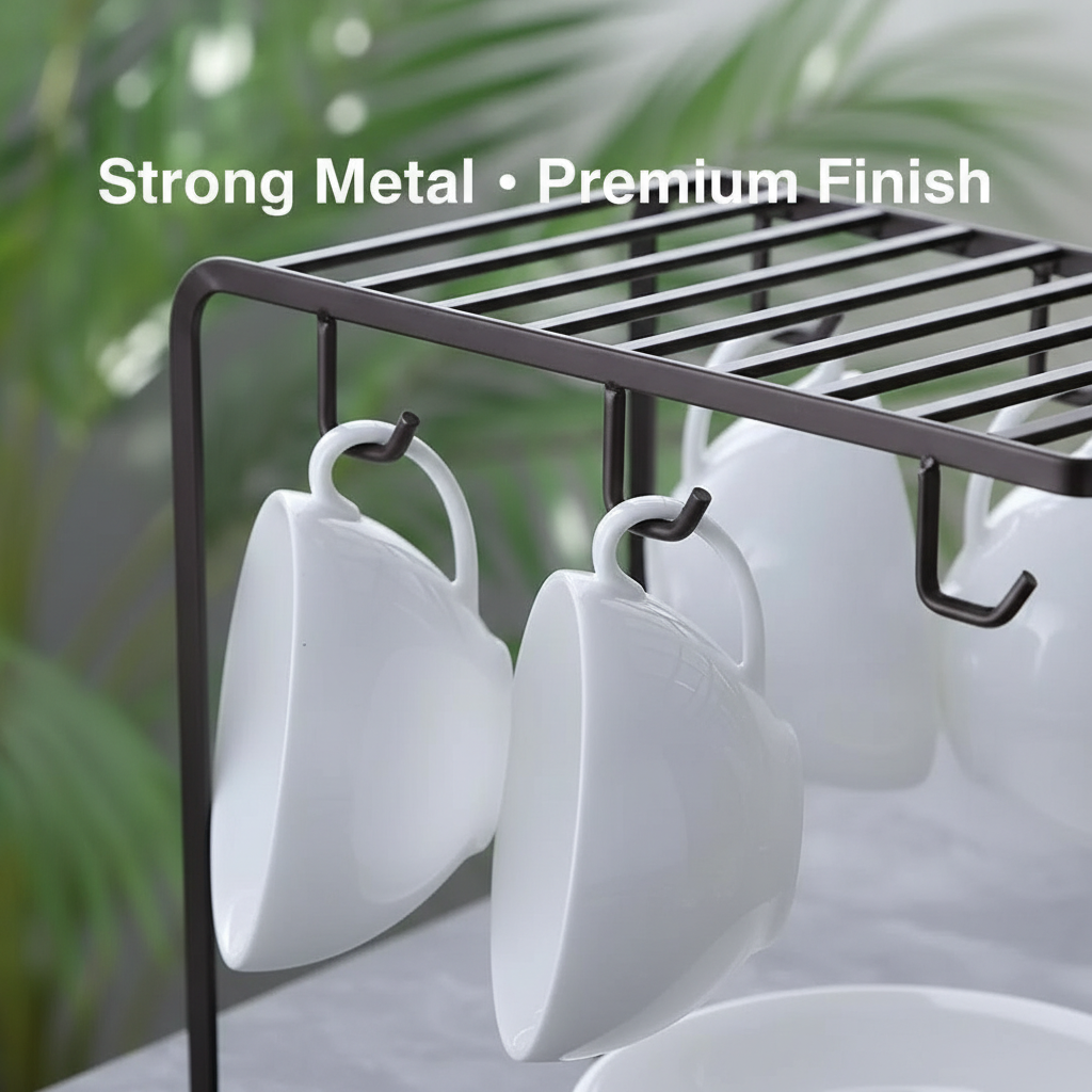 Mug Stand – Stylish & Durable Metal Holder